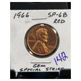 1966 Lincoln Cent SP-68 Gem Special Strike