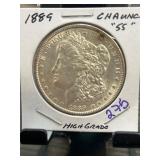 1889 Morgan Silver Dollar, High Grade
