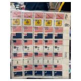 Sheet of 6-Cent Historic Flags Stamps