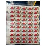 Sheet of Alabama Statehood Centennial Stamps