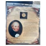 Martin Van Buren Presidential Dollar Display