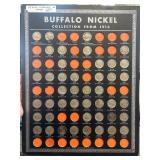 Buffalo Nickel Collection Book with Coins