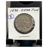 1936 Buffalo Nickel Extra Fine Condition