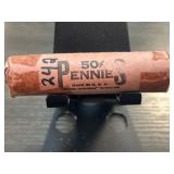 1963-D Lincoln Pennies, Uncirculated Roll
