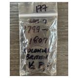 Colonial British Half Pennies Lot (1799-1807)