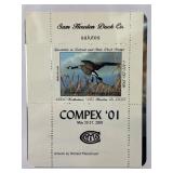 2001 Compex Canada Goose Stamp Print