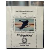 1993 Sam Houston Duck Co. Brant Duck Stamp