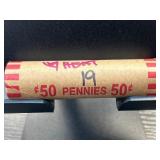 Roll of Mixed Wheat Cents