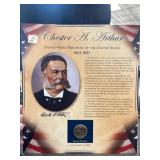 Chester A. Arthur Presidential Dollar Display