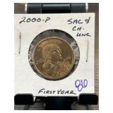 2000-P Sacagawea Dollar, First Year Issue