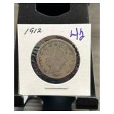 1912 Liberty Head V Nickel Coin