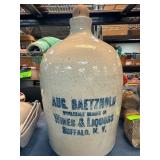 Aug. Baetzhold Wines & Liquors Stoneware Jug