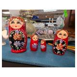 Hand-Painted Wooden Nesting Dolls