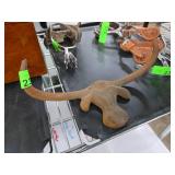 Cast Iron Longhorn Shaped Decoration
