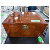 Wooden Jewelry or Document Storage Box