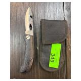 Camp USA Folding Knife With Nylon Case