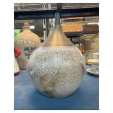 Signed Mayan? Ceramic Vessel With Narrow Neck