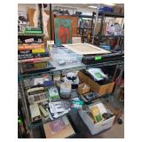 Contents of Shelves Including Books and Electronic