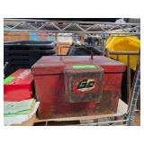 Red Metal Explosives Storage Box