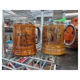 Lord Nelson Pottery Mugs with Sportsman Scenes