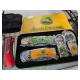 John Deere Collectible Keychain and Knife Set