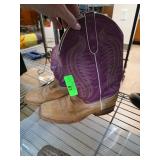 Ferrini Western Cowboy Boots with Purple Shaft