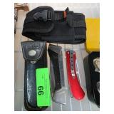 Buck 639 Fieldmate Knife and Red Folding Knife