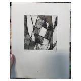 Signed A. Beckman Abstract Print