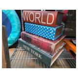 Four Decorative Book-Shaped Boxes