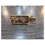 Gold-Tone Tie Clip With 