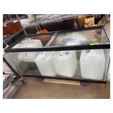 Glass Aquarium Tank With Plastic Containers