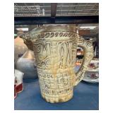 Frankoma Pottery Pitcher with Tribal Motif