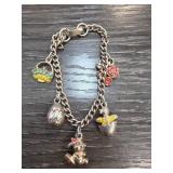 Easter-Themed Charm Bracelet With Colorful Accents