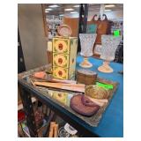 Decorative Items Lot with Mixed Materials