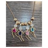 Gold-Fill Chain with Sterling Silver Charms