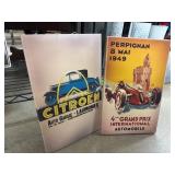 Vintage-Style Automotive Canvas Art