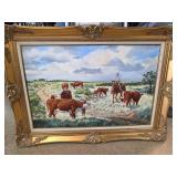 Betty Rose Western Landscape Oil Painting