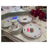 Syracuse China Basket of Cheer Dinnerware Set