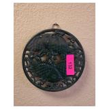 Two Decorative Metal Wall Hangings