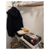Contents of Closet With Miscellaneous Items