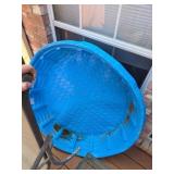 Blue Plastic Kiddie Pool
