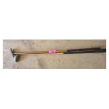 Vintage Golf Clubs with Wooden Shafts