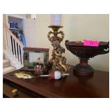 Decorative Items Including Candleholder