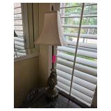 Table Lamp With Fabric Shade
