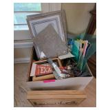 Decorative Items and Wooden Box