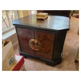Wooden Cabinet with Decorative Brass Hardware