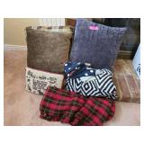 Throw Pillows and Blankets