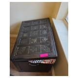 Decorative Chest With Assorted Blankets
