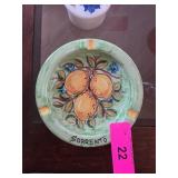 Hand-Painted Sorrento Ceramic Plate
