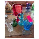 Colorful Glassware Pieces